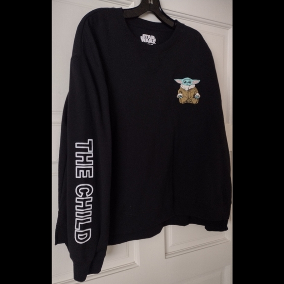 Star Wars Women's Black Fleece Graphic Logo Sweater Size 3XL - Picture 5 of 5